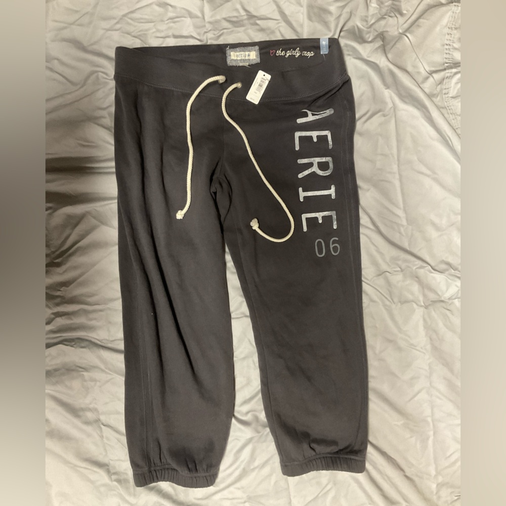 Aerie Gray Jogger Pants